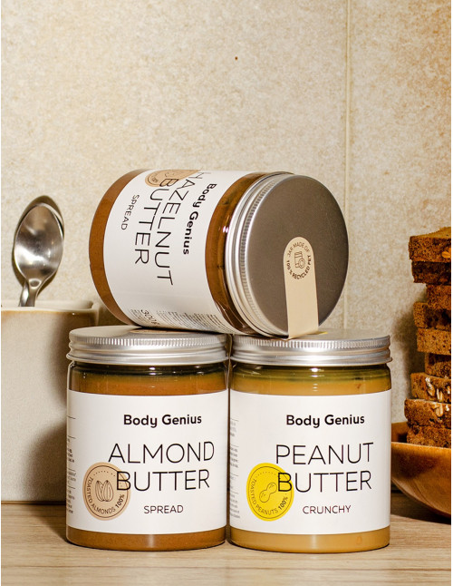 All-natural hazelnut butter by Body Genius