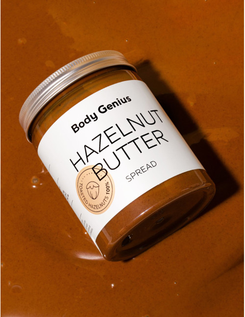 All-natural hazelnut butter by Body Genius