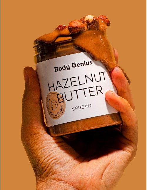 All-natural hazelnut butter by Body Genius