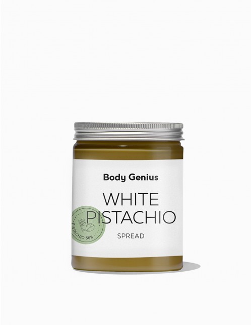 Crema de pistacho con chocolate blanco