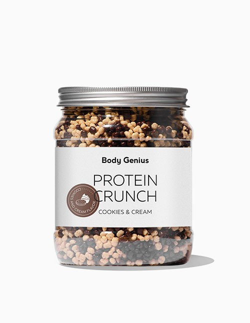 Protein Crunch Cookies and Cream by Body Genius