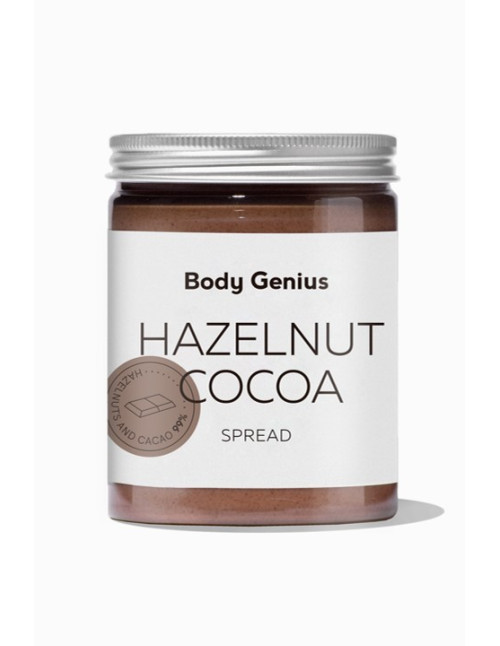 Pâte à tartiner noisette et cacao de Body Genius