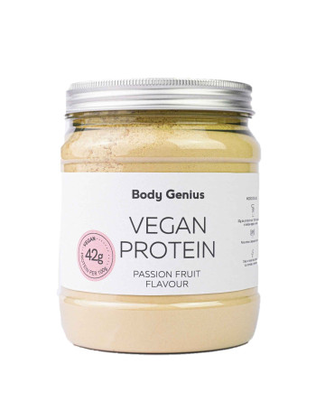 Vegan protein passion fruit