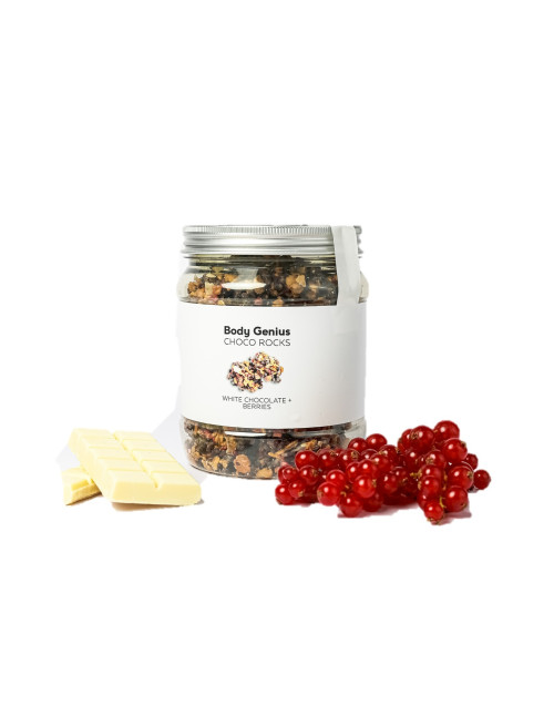 Choco Rocks White + Berries
