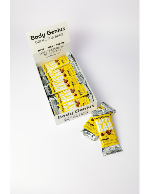 Happy Bar Hazelnut (Box of 15 units)