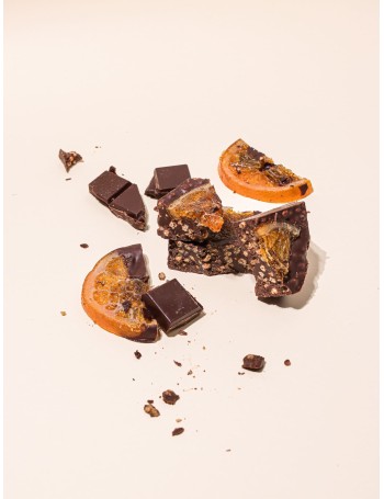 Choco and orange protein nougat 2