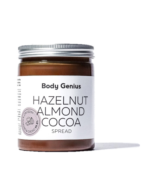 Crema de avellana suavizada con almendras blancas - Comprar online - Body Genius Crema de avellana suavizada con almendras blancas - Comprar online - Body Genius