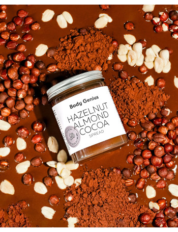 Trío cremas de avellana y cacao Hazelnut Cocoa de Body Genius 2
