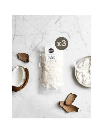 3 paquets de tranches de noix de coco sans sucre - Acheter en ligne - Body Genius