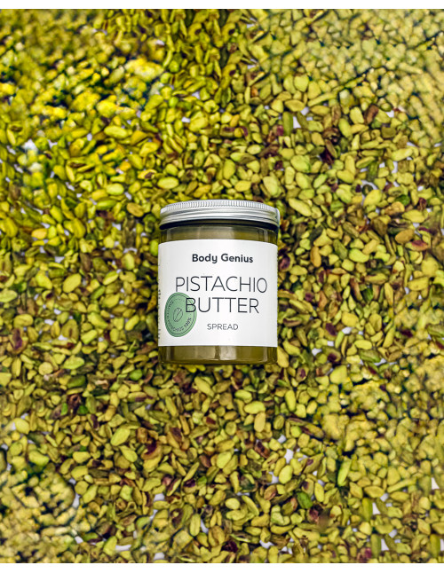 All-natural pistachio butter by Body Genius