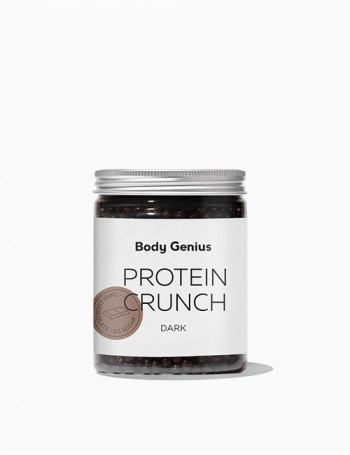 Protein Crunch de chocolate negro de Body Genius