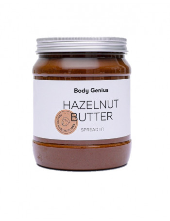 All-natural hazelnut butter by Body Genius