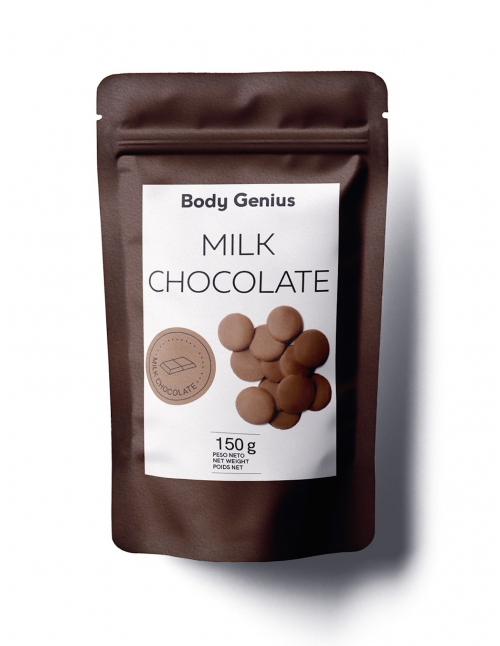 Couverture de chocolat au lait "Diabetes-friendly"