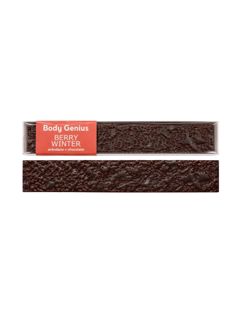 Turrón proteico Blanco y Frambuesa - Body Genius