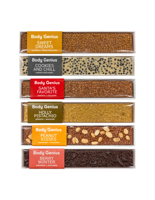 Turrones proteicos pack de 5 - Comprar online - Body Genius