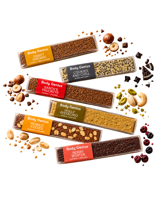 Turrones proteicos pack de 5 - Comprar online - Body Genius