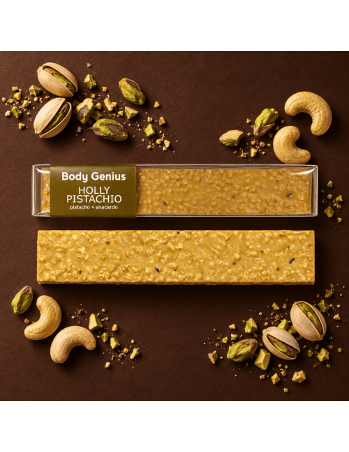 Turrón proteico Pistacho - Body Genius