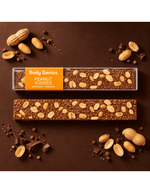 Chocolate and Peanut protein nougat - Body Genius