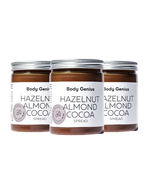 Body Genius Hazelnut, Almond, and Cacao Spread Trio – Buy Online