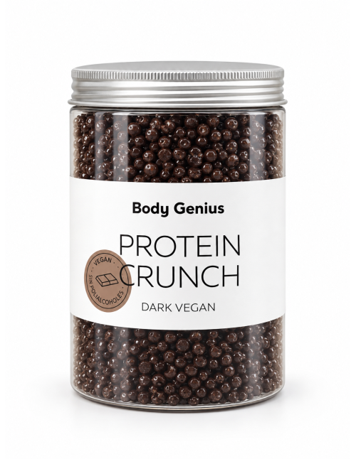 Protein Crunch de chocolate negro de Body Genius