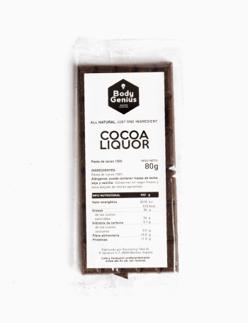 Tablette de cacao 100 % sans additifs