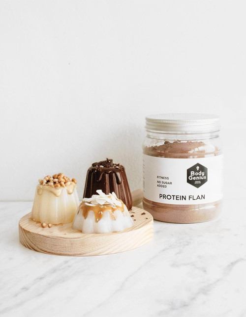 Sugar-free protein chocolate custard