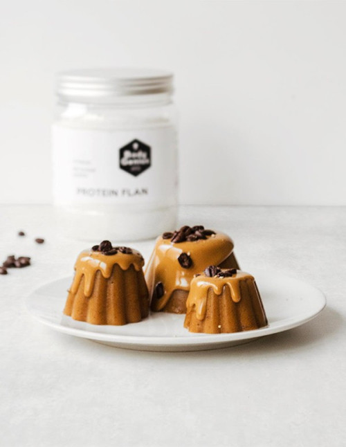 Sugar-free protein chocolate custard
