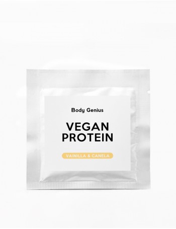 Muestra de proteína vegana...