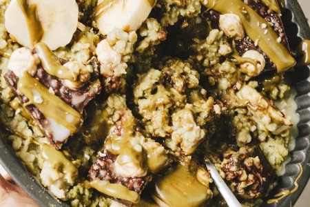 Pistachio Baked Porridge