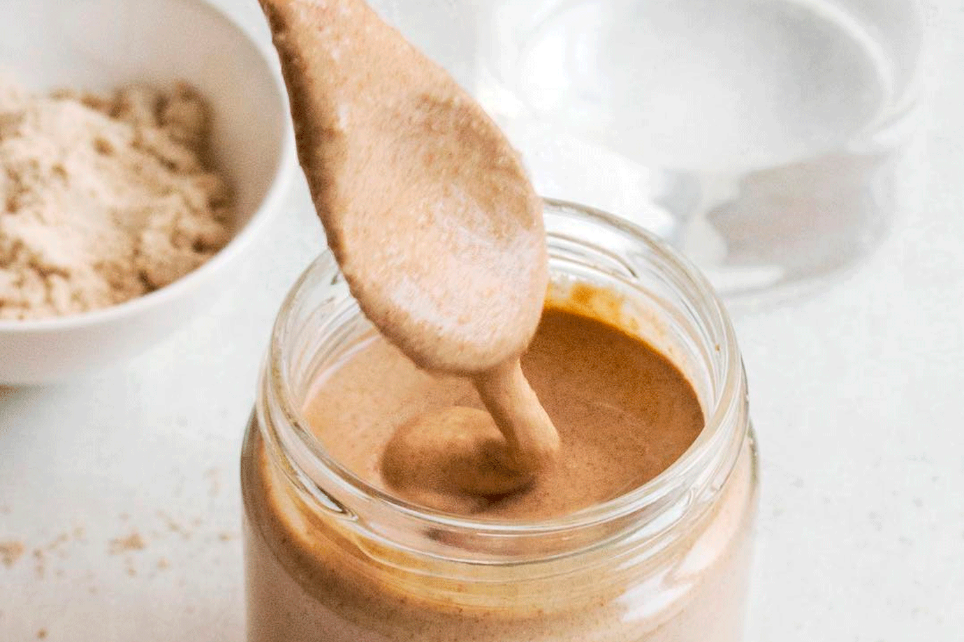 Low-calorie peanut butter 